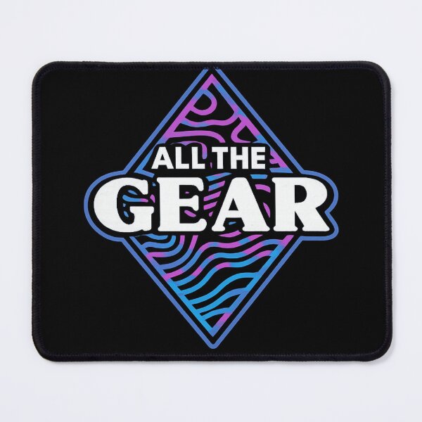Item preview, All The Gear Neon Retro Logo – Gaming, Cycling & Outdoor Lifestyle Inspired Design designed and sold by GarnerSupplyCo.