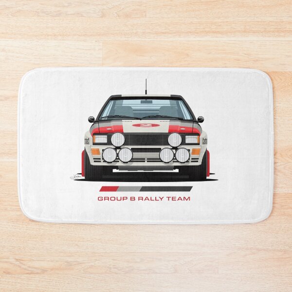 Item preview, Audi Quattro Rally Car from the 80s illustration designed and sold by blackdogshop.