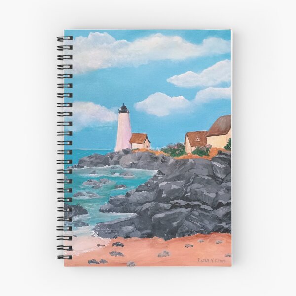 Item preview, Lighthouse on Rocky Shoreline designed and sold by Diane M. Lowe.