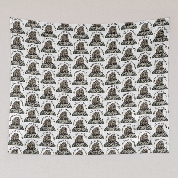 Item preview, Funny Hyrax Internally Screaming Animal Meme designed and sold by DuckOddity.