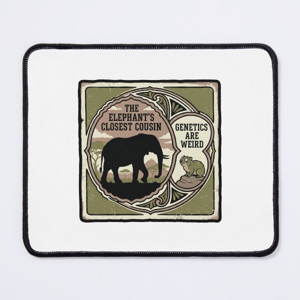 Item preview, Weird Genetics Hyrax Elephant Cousin Joke designed and sold by DuckOddity.