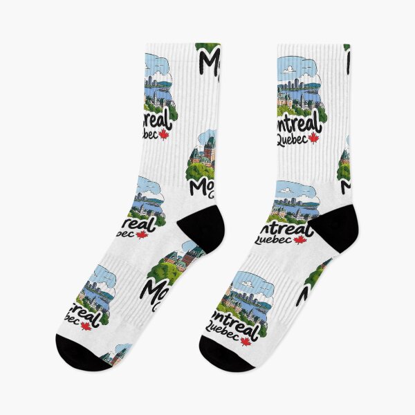 Item preview, Montreal Quebec Canada Cute Skyline designed and sold by HowToCanadian.