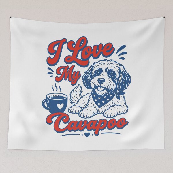 Item preview, I Love My Cavapoo Dog Mom designed and sold by gunaone-design.