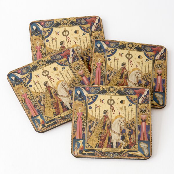 Item preview, Tarot card 'Six of Wands'. designed and sold by Natalia-Vlad.