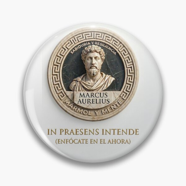 Item preview, In Praesens Intende - Stoicism Dark Academia | Marble and Mind designed and sold by MarmolyMente.