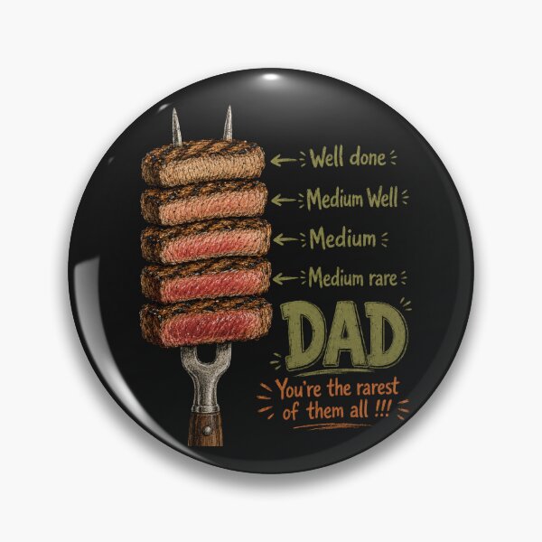 Item preview, Dad You're The Rarest Of Them All T-Shirt, Funny Steak Lover Gift, BBQ Dad Graphic Tee, Grilling Father Shirt designed and sold by pipolabco.