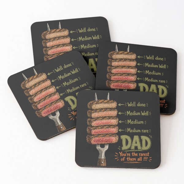 Item preview, Dad You're The Rarest Of Them All T-Shirt, Funny Steak Lover Gift, BBQ Dad Graphic Tee, Grilling Father Shirt designed and sold by pipolabco.
