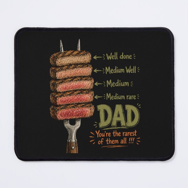 Item preview, Dad You're The Rarest Of Them All T-Shirt, Funny Steak Lover Gift, BBQ Dad Graphic Tee, Grilling Father Shirt designed and sold by pipolabco.