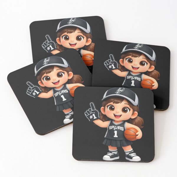 Item preview, Cute Basketball Fan Girl #1 Foam Finger designed and sold by Tsugraf Designs.