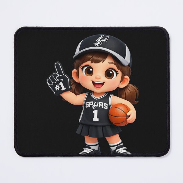 Item preview, Cute Basketball Fan Girl #1 Foam Finger designed and sold by Tsugraf Designs.