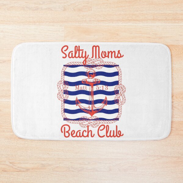 Item preview, Salty Moms Beach Club Nautical Anchor Red White and Blue designed and sold by Forevermore.