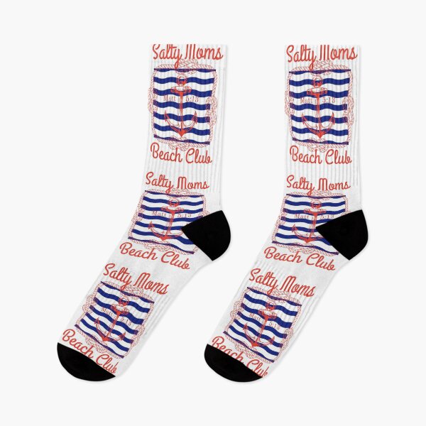 Item preview, Salty Moms Beach Club Nautical Anchor Red White and Blue designed and sold by Forevermore.