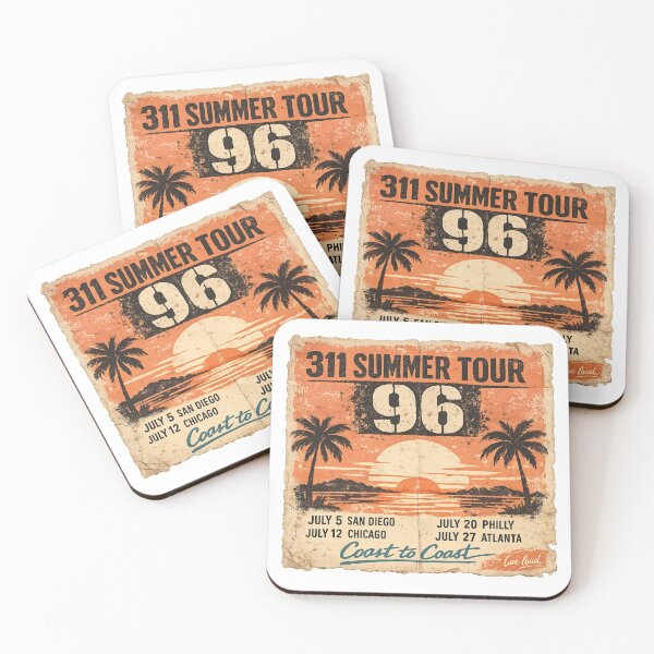 Item preview, Vintage 311 Summer Tour Sunset Poster designed and sold by Dresut.