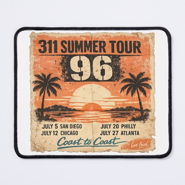 Item preview, Vintage 311 Summer Tour Sunset Poster designed and sold by Dresut.