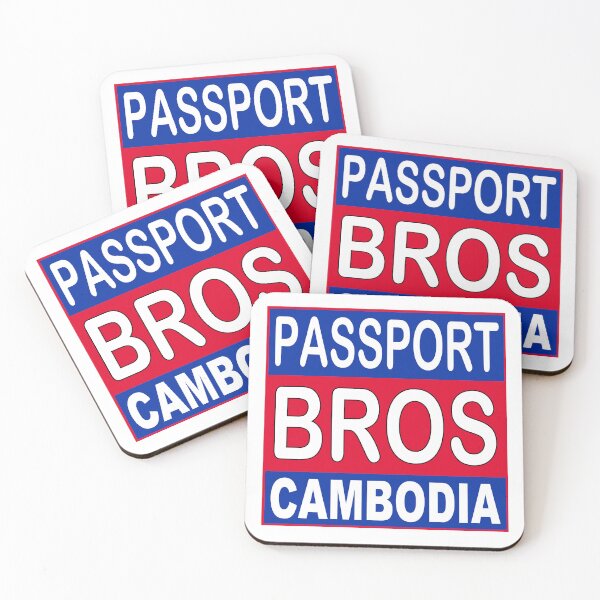 Item preview, Passport Bros; Cambodia; designed and sold by StickerApe.