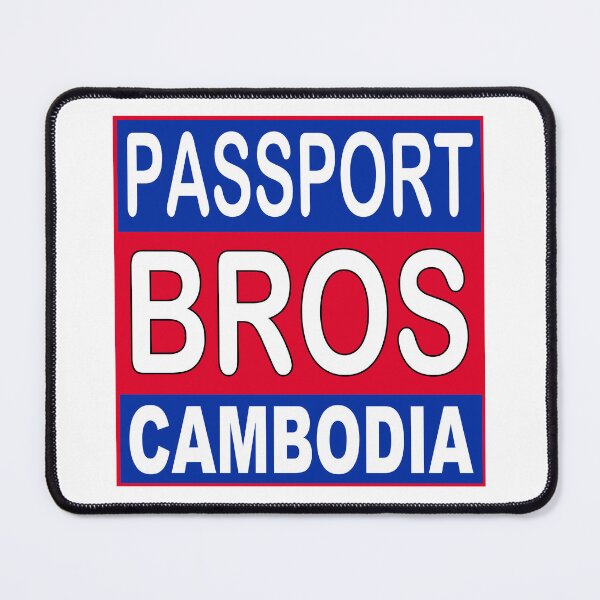 Item preview, Passport Bros; Cambodia; designed and sold by StickerApe.