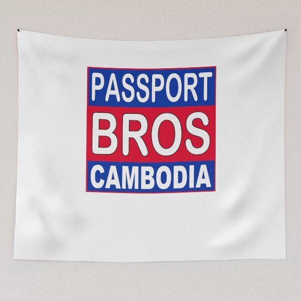 Item preview, Passport Bros; Cambodia; designed and sold by StickerApe.