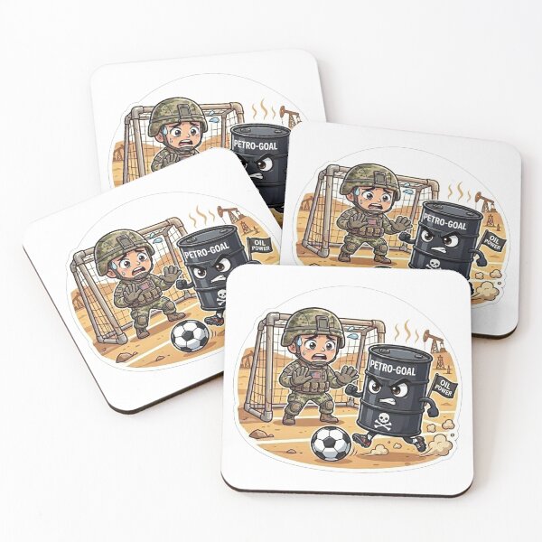 Item preview, Petro Goal - Funny Oil Politics Soccer Sticker designed and sold by sabarinath3421.