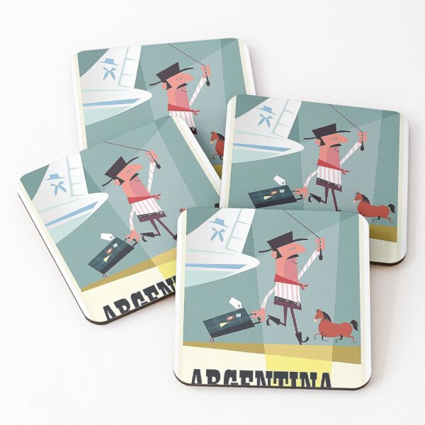 Item preview, Wall Art - ARGENTINA designed and sold by PixelVintage.