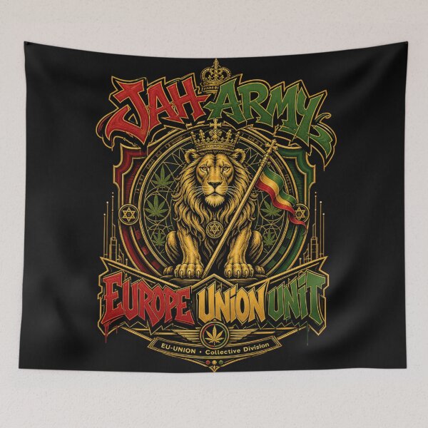 Item preview, JAH ARMY: EUROPE UNION UNIT designed and sold by SavvyEarth.