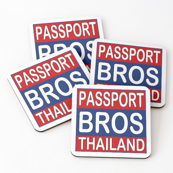 Item preview, Passport Bros; Thailand; designed and sold by StickerApe.