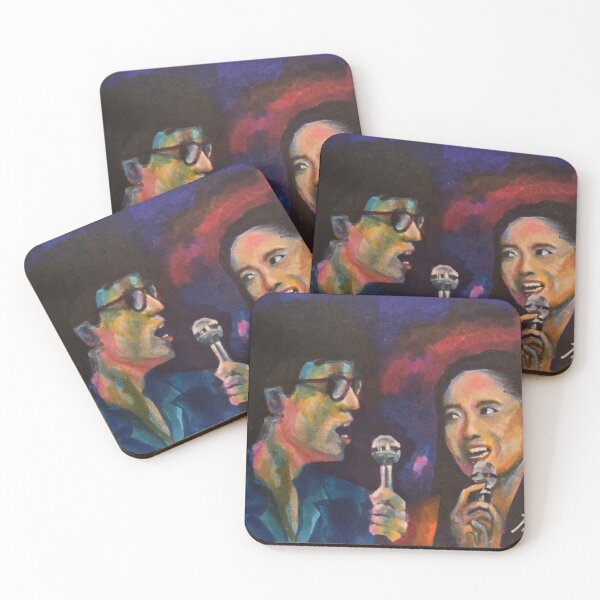 Item preview, Gouache Singing Duet Portrait Painting designed and sold by jadexjournal.