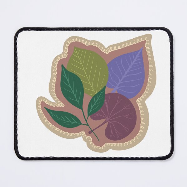 Item preview, Folky colored leaves designed and sold by KERRINDOODLES.
