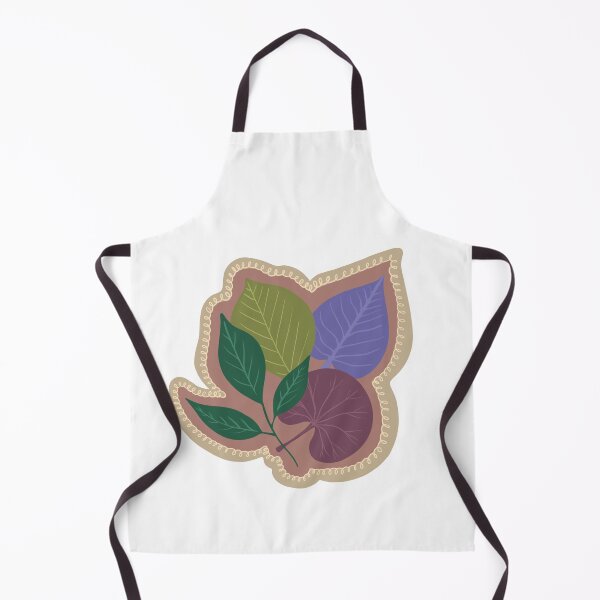 Item preview, Folky colored leaves designed and sold by KERRINDOODLES.