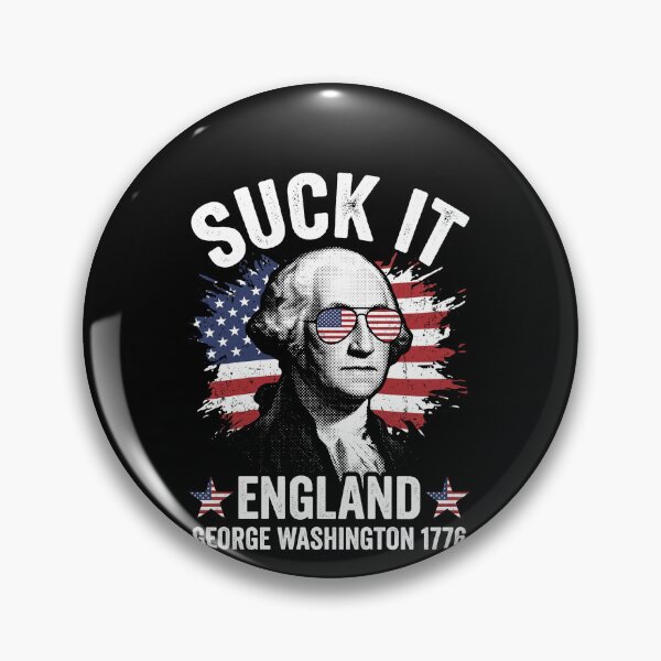 Item preview, Suck It England George Washington 1776 American Patriot designed and sold by SofenArt.