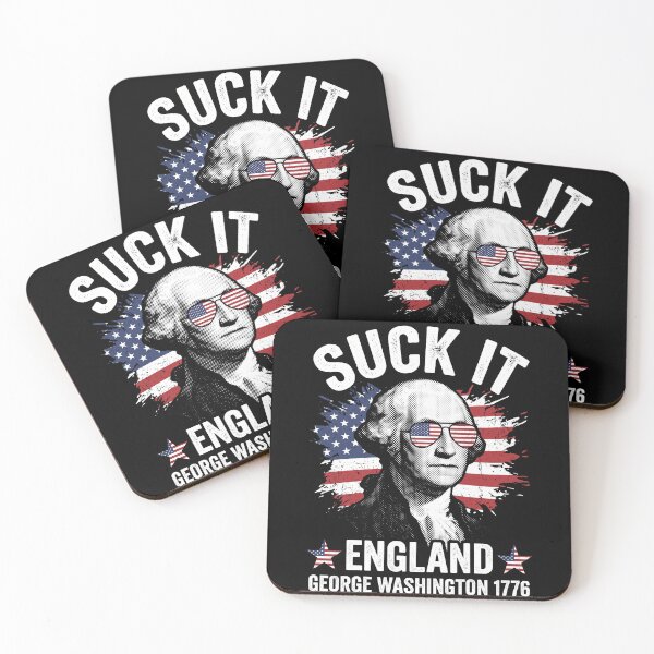 Item preview, Suck It England George Washington 1776 American Patriot designed and sold by SofenArt.