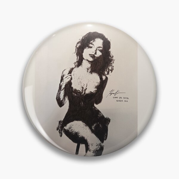 Item preview, Ink Stippling Portrait of a Woman designed and sold by jadexjournal.