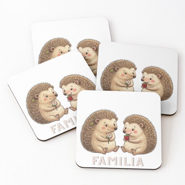 Item preview, Pequeña familia de erizos designed and sold by Cozy Beam Studio.