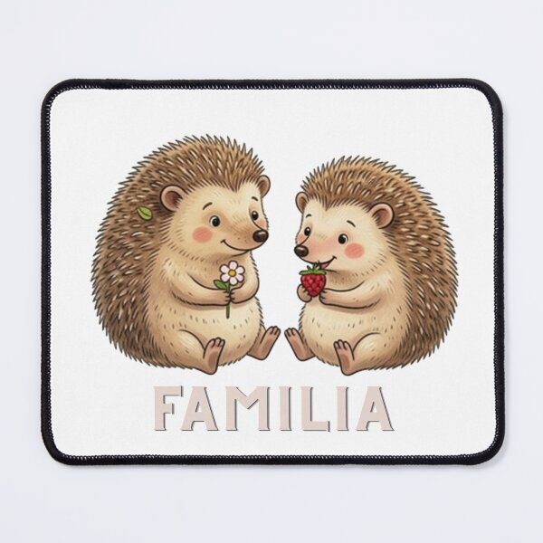 Item preview, Small hedgehog family designed and sold by Cozy Beam Studio.