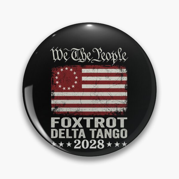 Item preview, We The People Foxtrot Delta Tango 2028 Political Election Voter American Patriot designed and sold by SofenArt.