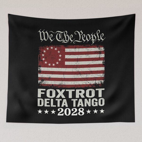 Item preview, We The People Foxtrot Delta Tango 2028 Political Election Voter American Patriot designed and sold by SofenArt.