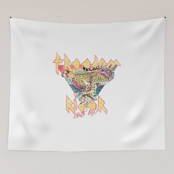 Item preview, Vintage Freedom Rider Cheetah Rock Graphic designed and sold by The secret storage room.