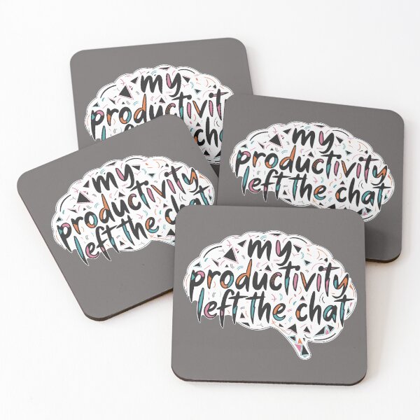 Item preview, My Productivity Left the Chat (ADHD Chaos Mode) designed and sold by ismailouadoch.
