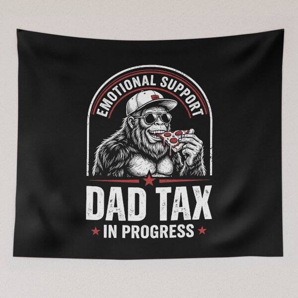 Item preview, Emotional Support Dad Tax In Progress Funny Father Gift Husband designed and sold by SofenArt.
