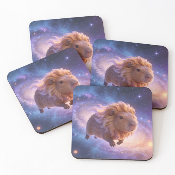 Item preview, Leo Capybara in Space - Zodiac Signs designed and sold by silviaarzamendia.