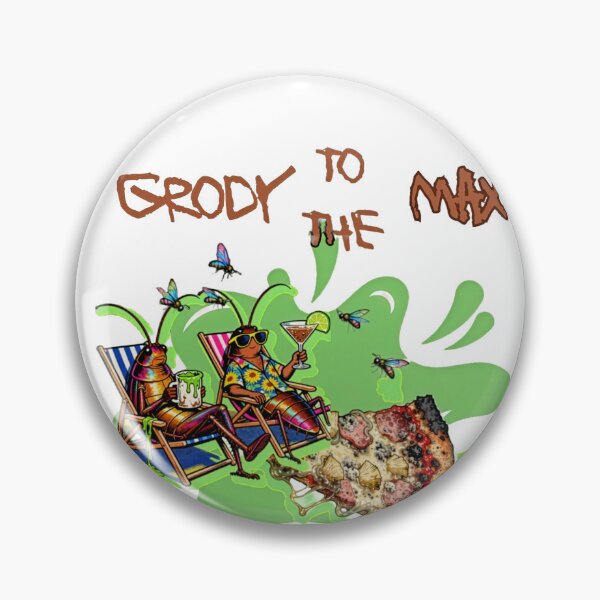 Item preview, Grody To The Max - Funny 80s Slang Gen X Retro Cockroach Pizza Gross Vintage Shirt designed and sold by SEGc.