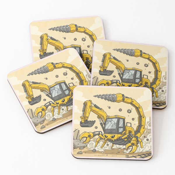 Item preview, Scorpitio The Excavator Scorpion Construction Monster Boy Shirt designed and sold by Mementoo.