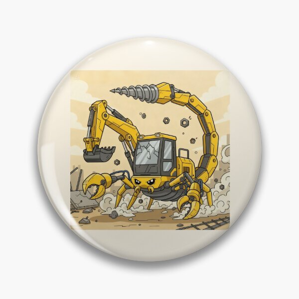 Item preview, Scorpitio The Excavator Scorpion Construction Monster Boy Shirt designed and sold by Mementoo.