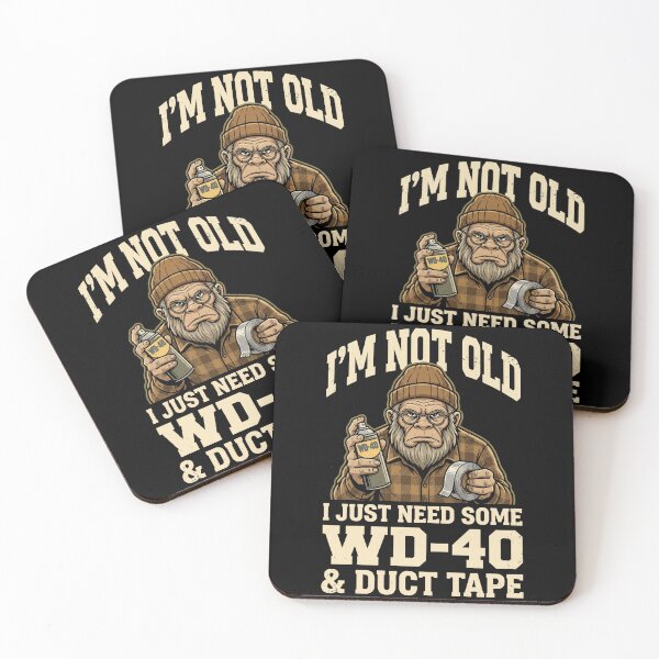 Item preview, I'm Not Old I Just Need Some WD-40 & Duct Tape Bigfoot Handyman Dad Grandpa Humor designed and sold by SofenArt.