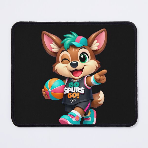 Item preview, Energetic Cartoon Fox Basketball Mascot Design designed and sold by Tsugraf Designs.