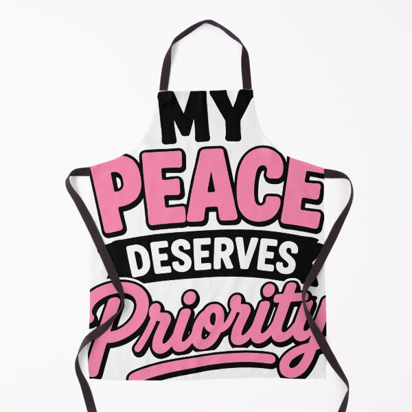 Item preview, My Peace Deserves Priority Cozy Introvert Quote designed and sold by Gift Phrase Studio.