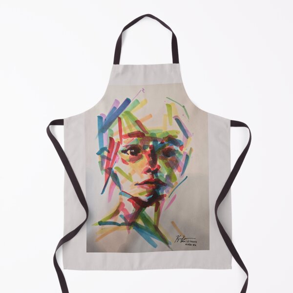 Item preview, Abstract Marker Strokes Colorful Face Portrait designed and sold by jadexjournal.