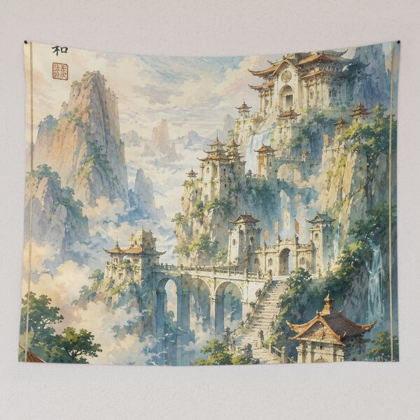 Item preview, Celestial Peaks of the Air Nomads designed and sold by Escape The Reality.