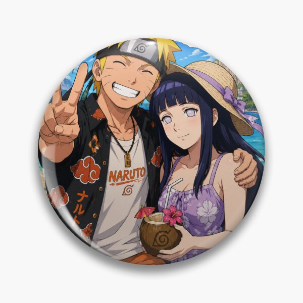 Item preview, Naruto and Hinata on vacation designed and sold by katfishkenny.