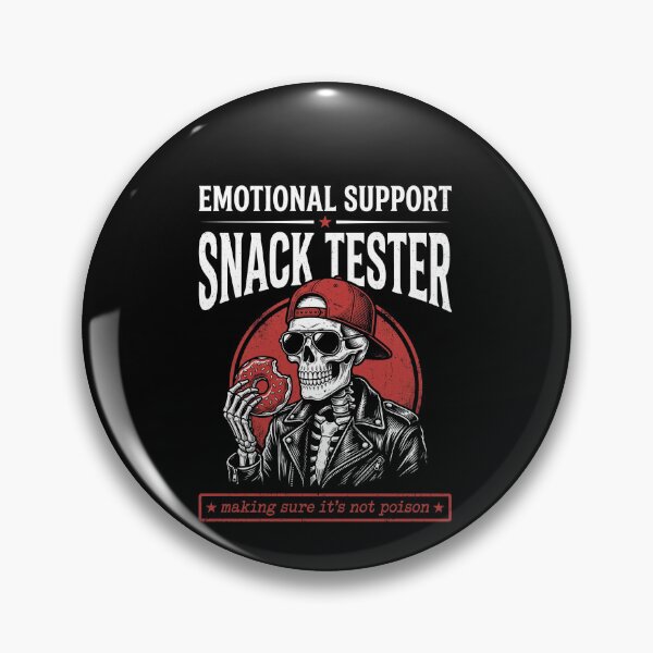 Item preview, Emotional Support Snack Tester Making Sure It's Not Poison Funny Foodie Humor designed and sold by SofenArt.