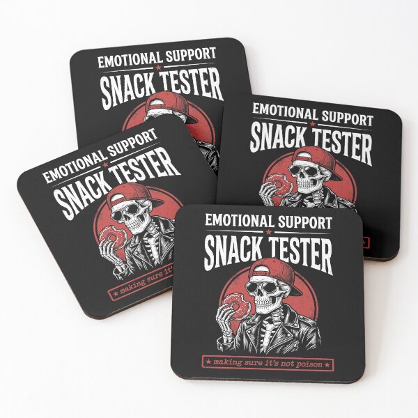 Item preview, Emotional Support Snack Tester Making Sure It's Not Poison Funny Foodie Humor designed and sold by SofenArt.